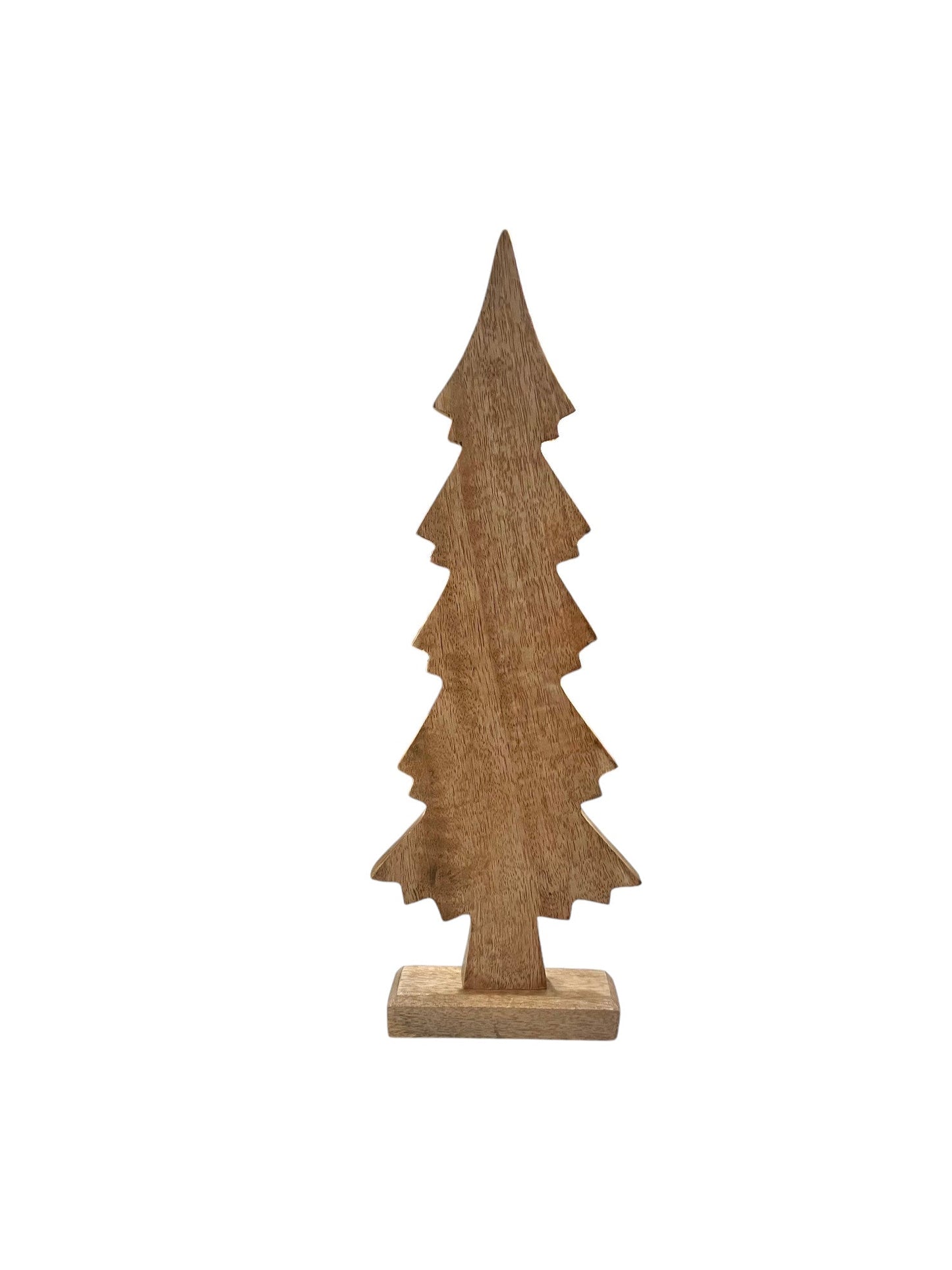 15" Wood/Green Enamel Tree - Holland Landscape SupplyDecoration