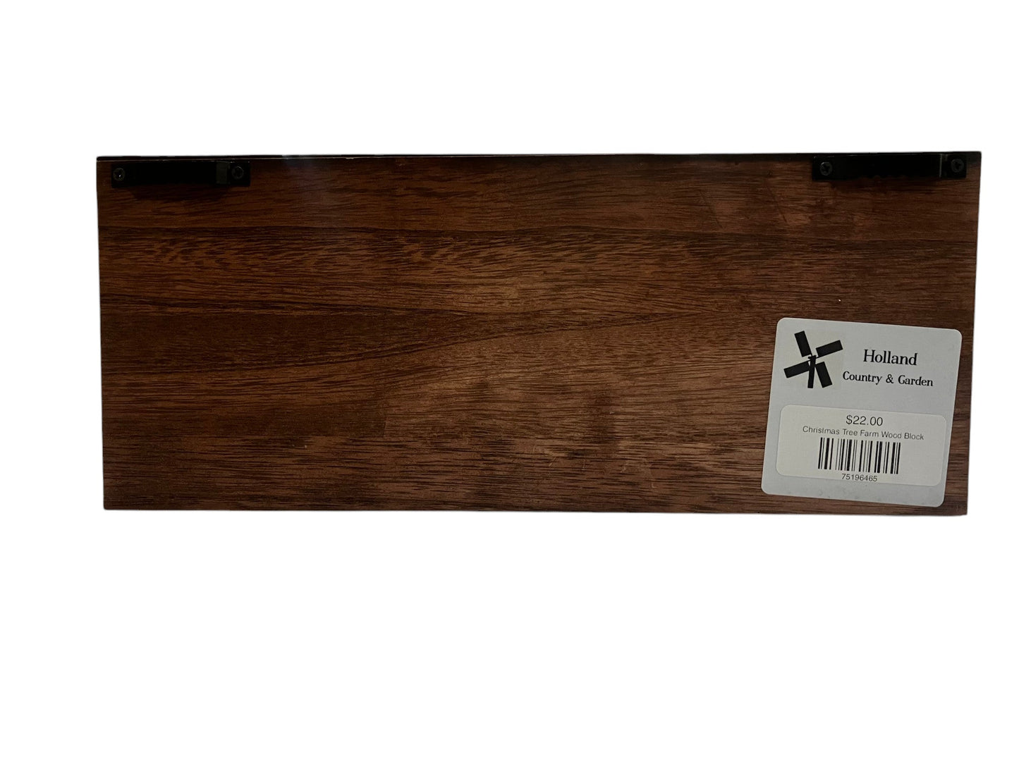 Christmas Tree Farm Wood Block - Holland Landscape Supply