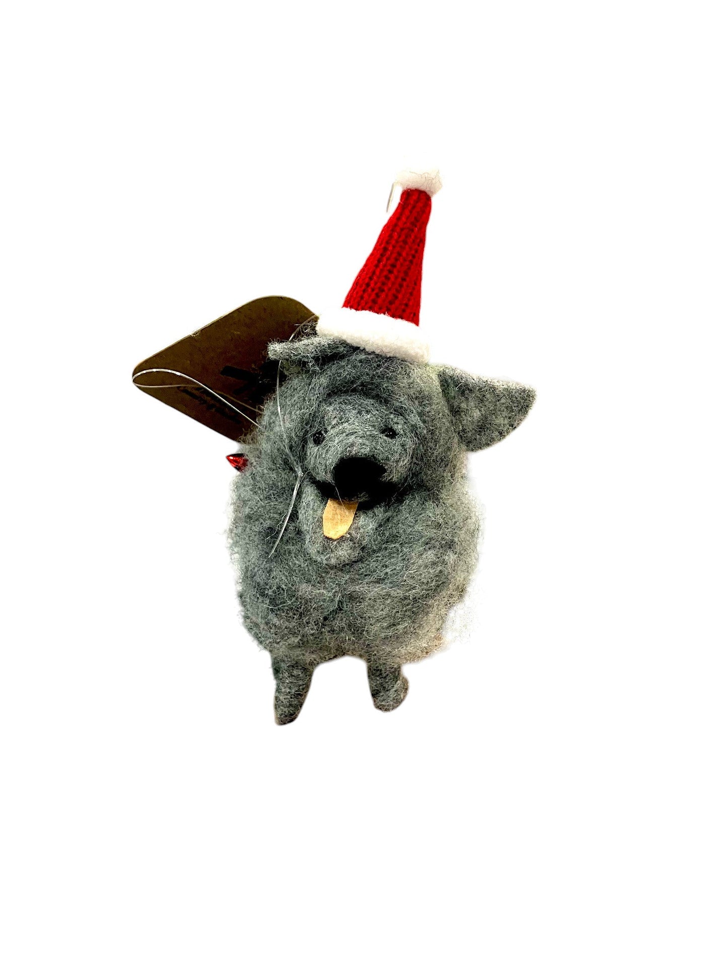 Fluffy Gray Dog Ornament - Holland Landscape SupplyChristmas Ornament