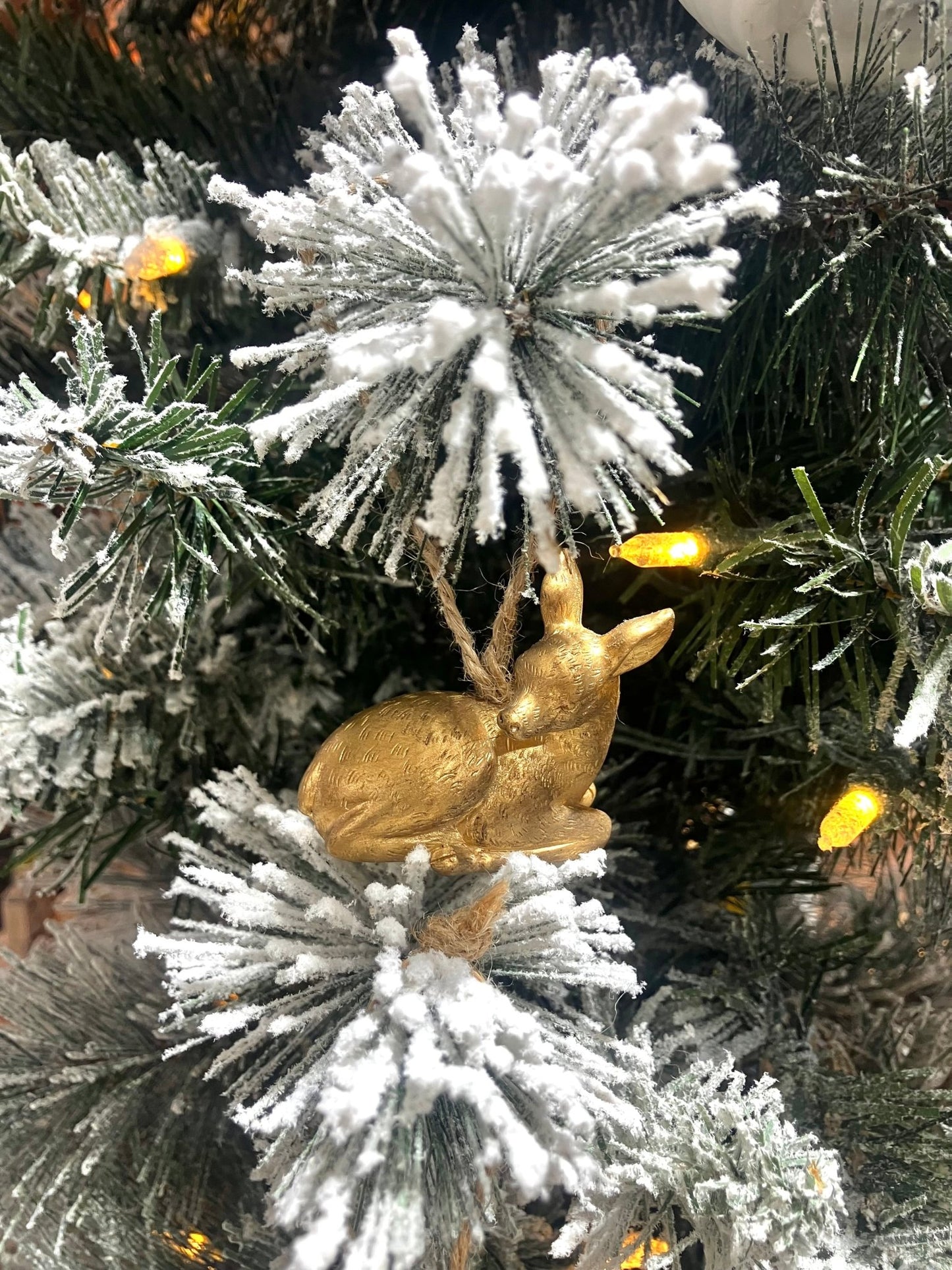 Gold Deer Ornament - Holland Landscape SupplyChristmas Ornament