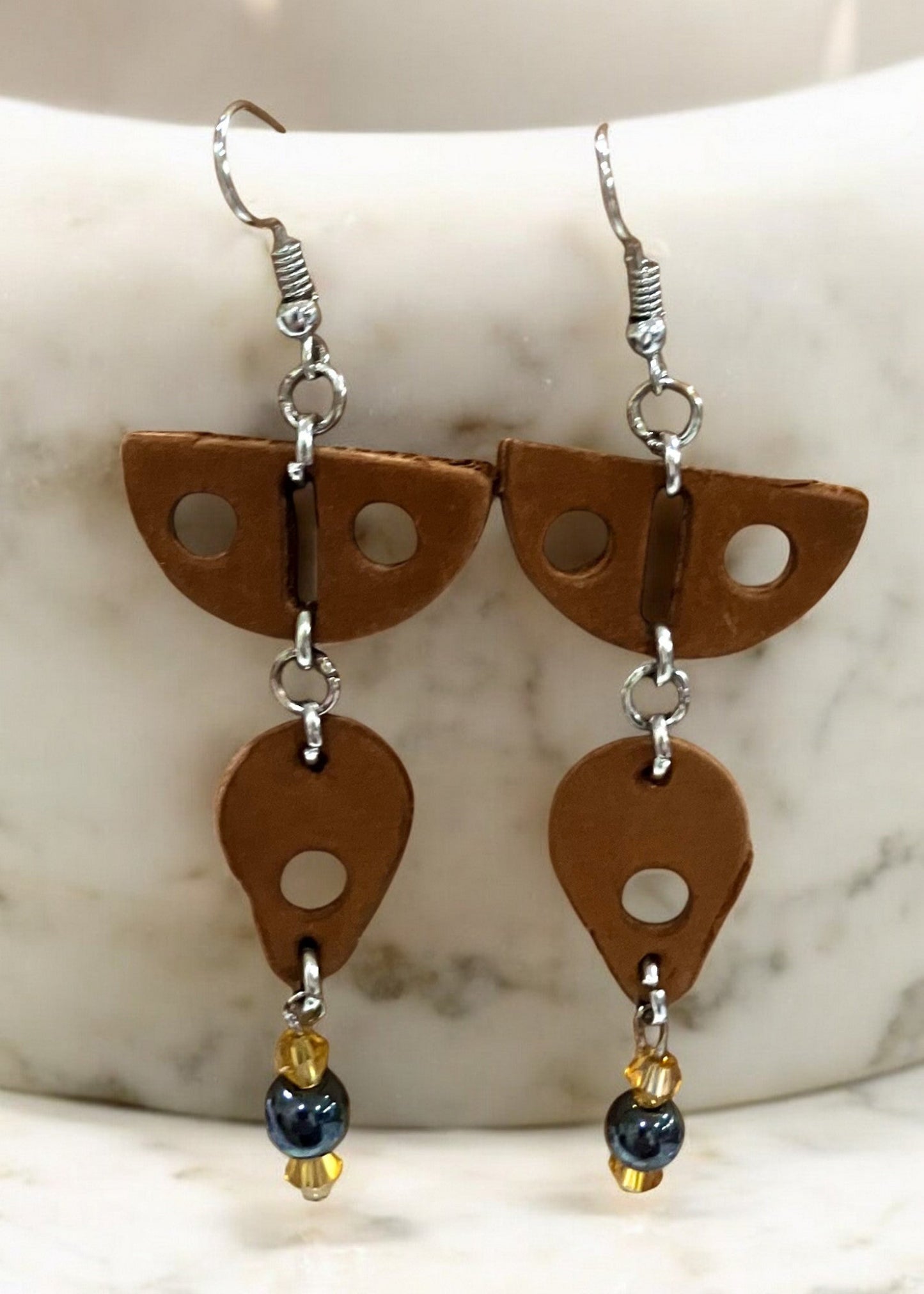 Leather Earrings - Holland Landscape Supply
