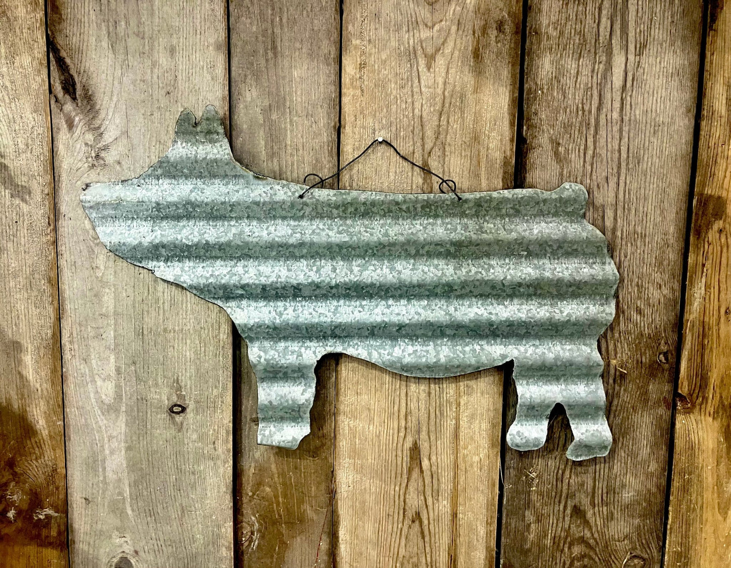 Metal Pig Decor - Holland Landscape Supply