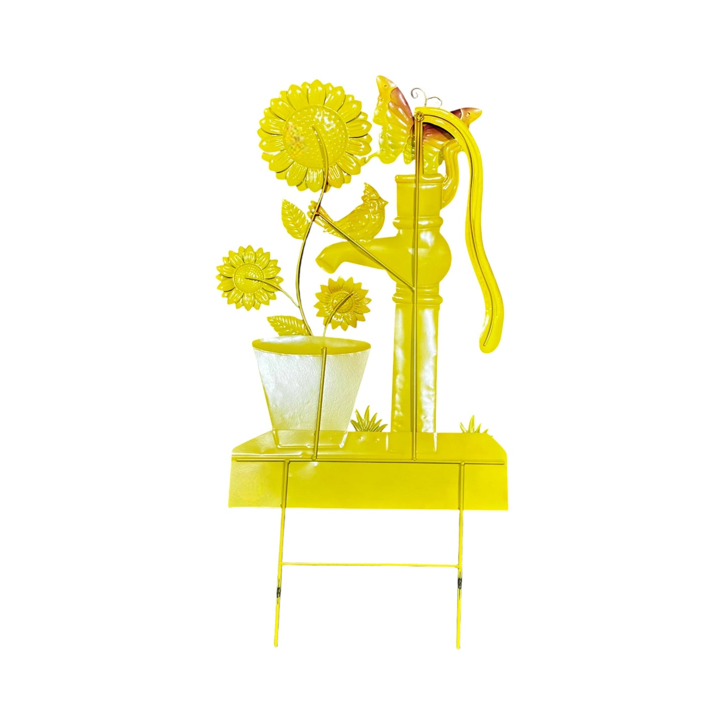 Metal Water Pump Garden Stake - Holland Landscape Supply