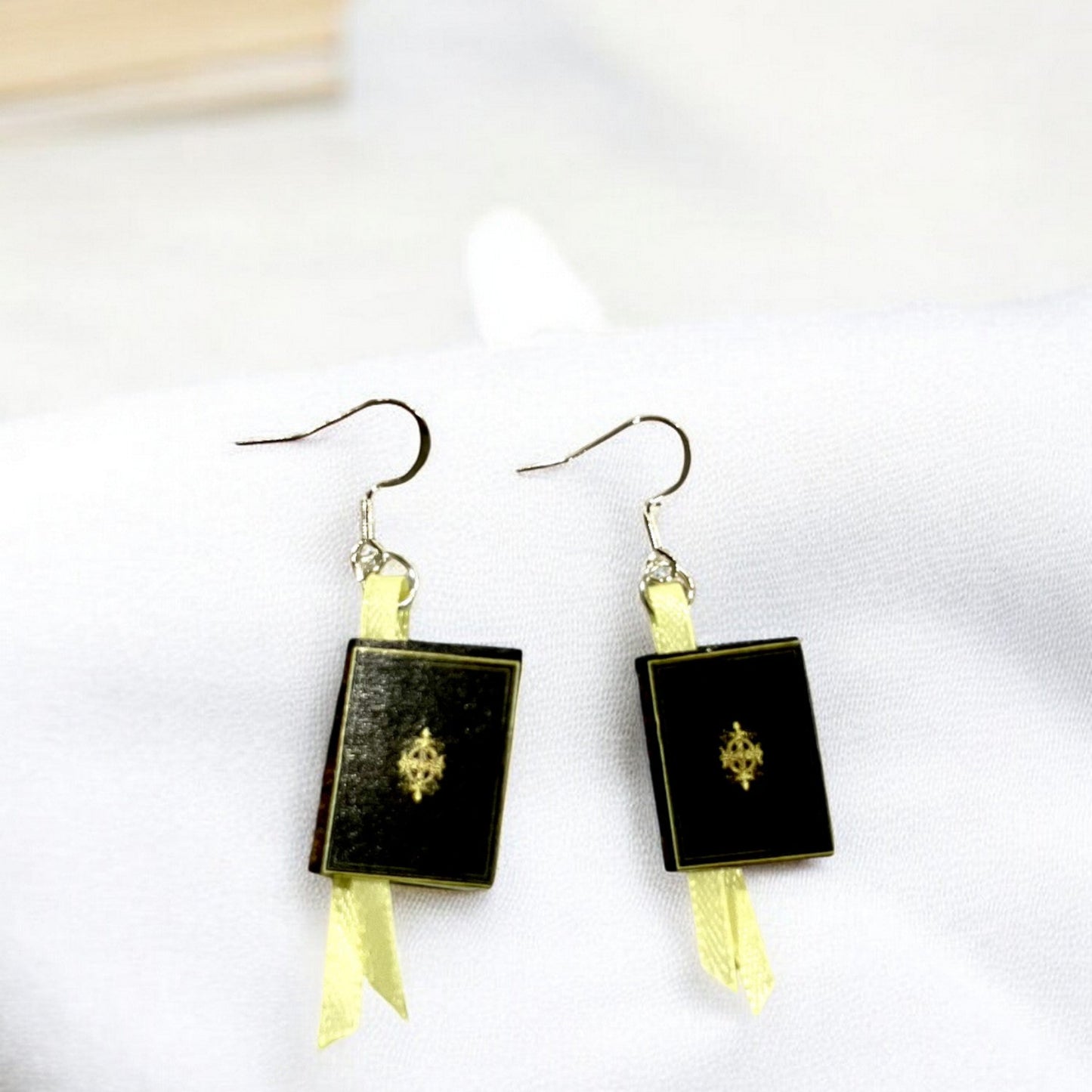 Mini Book Earrings - Holland Landscape Supply