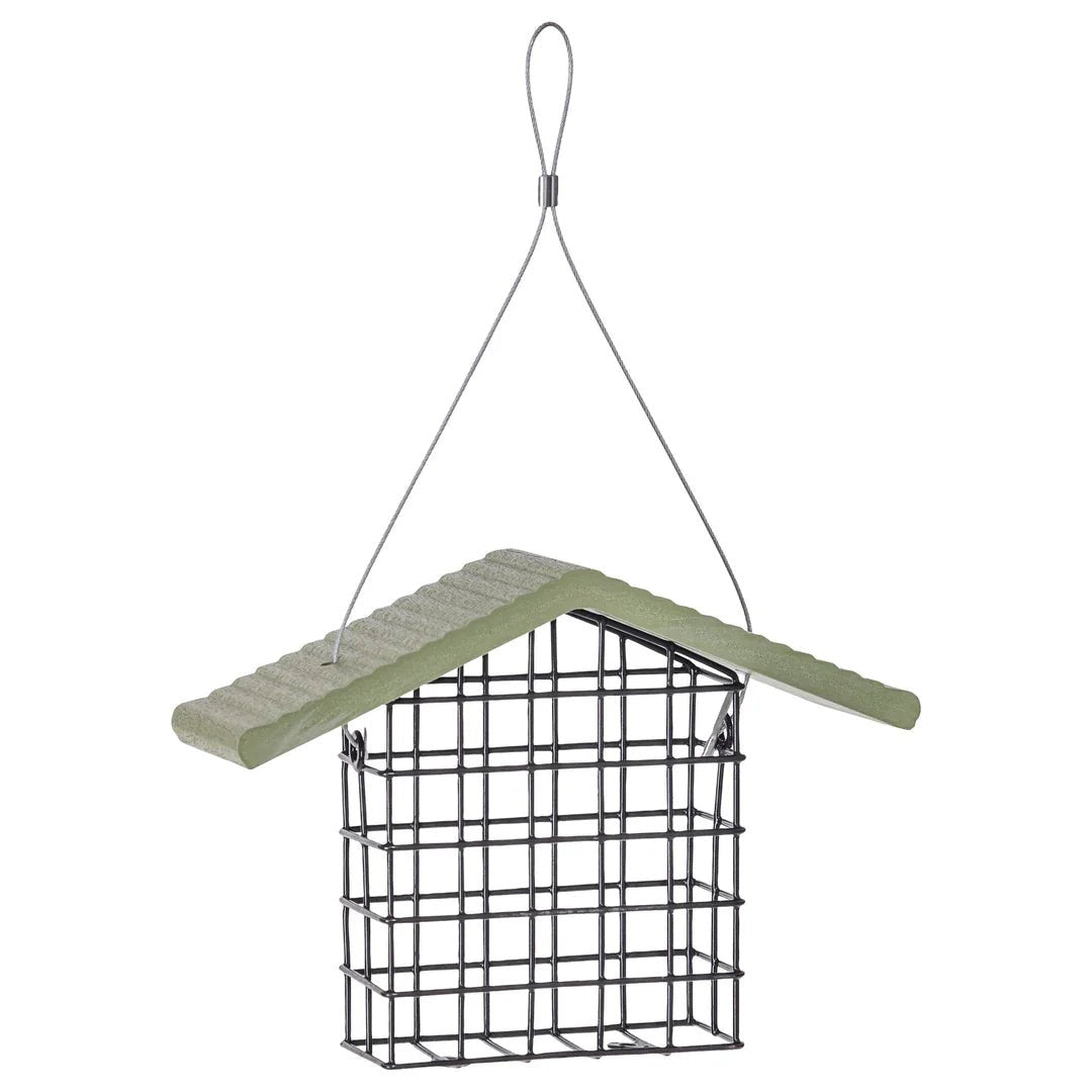 Single Suet Feeder with Recycled Roof - Holland Landscape Supply