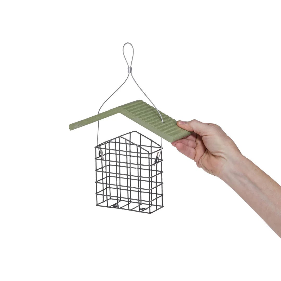 Single Suet Feeder with Recycled Roof - Holland Landscape Supply