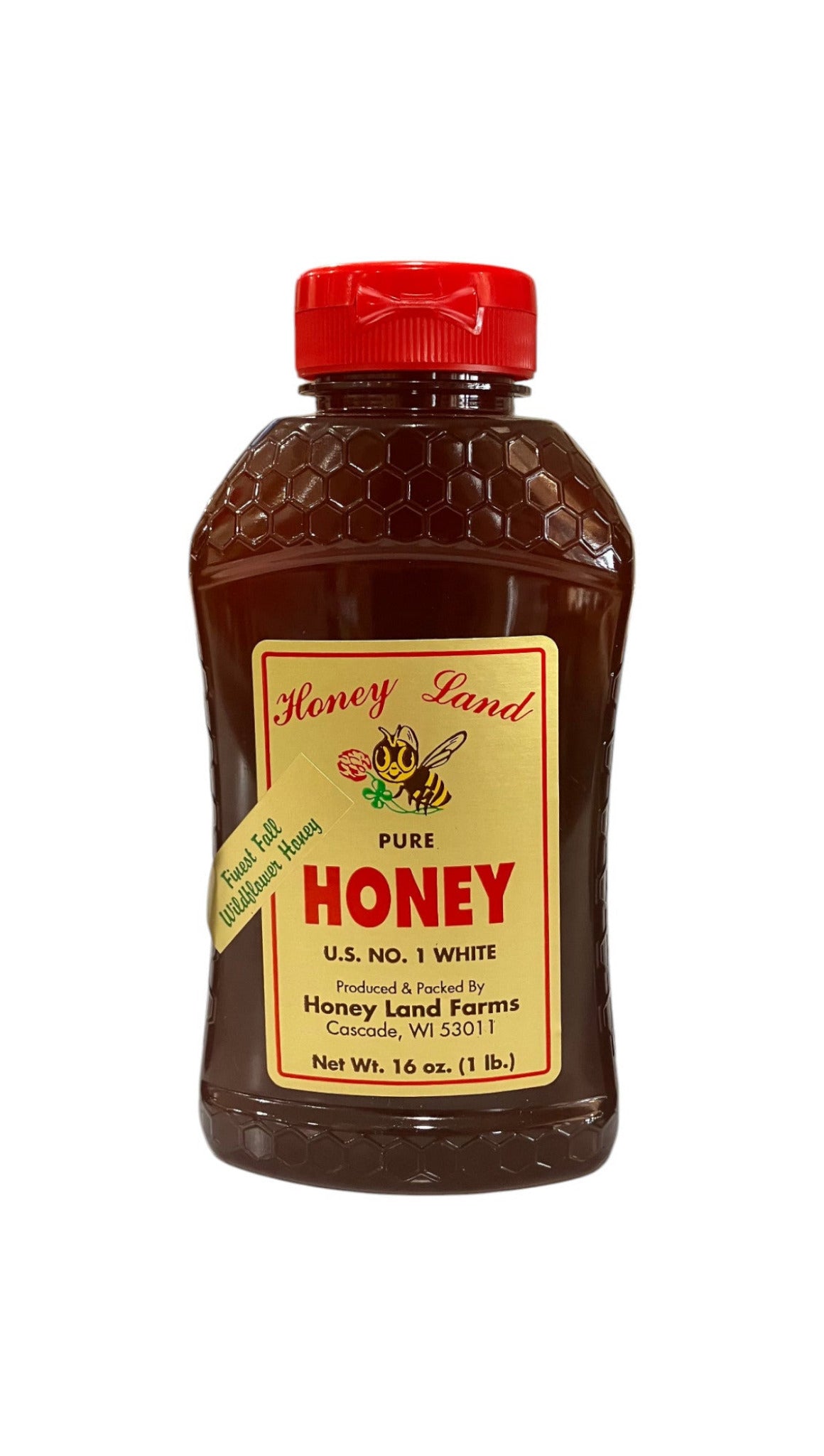 16 oz Honey Land Honey Bottle