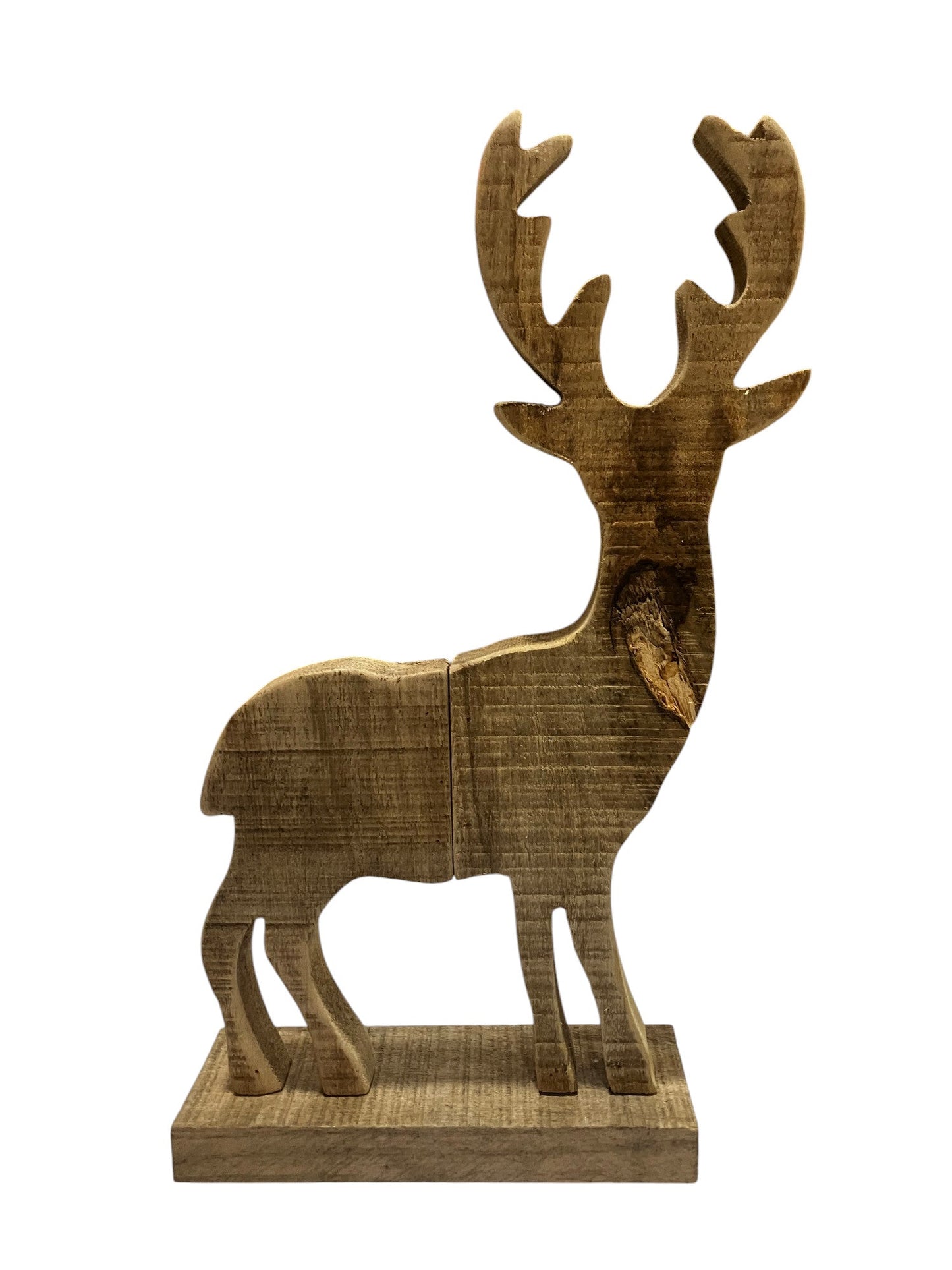 Wooden Block Reindeer - Holland Landscape Supply