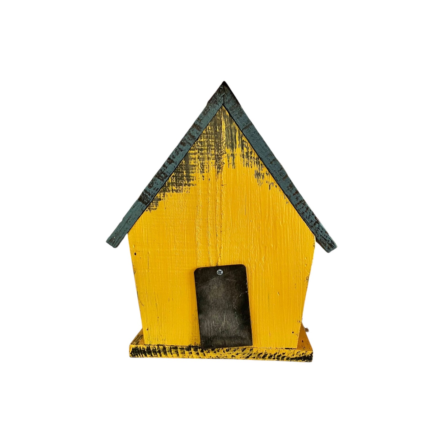 Yellow & Teal Birdhouse - Holland Landscape Supply