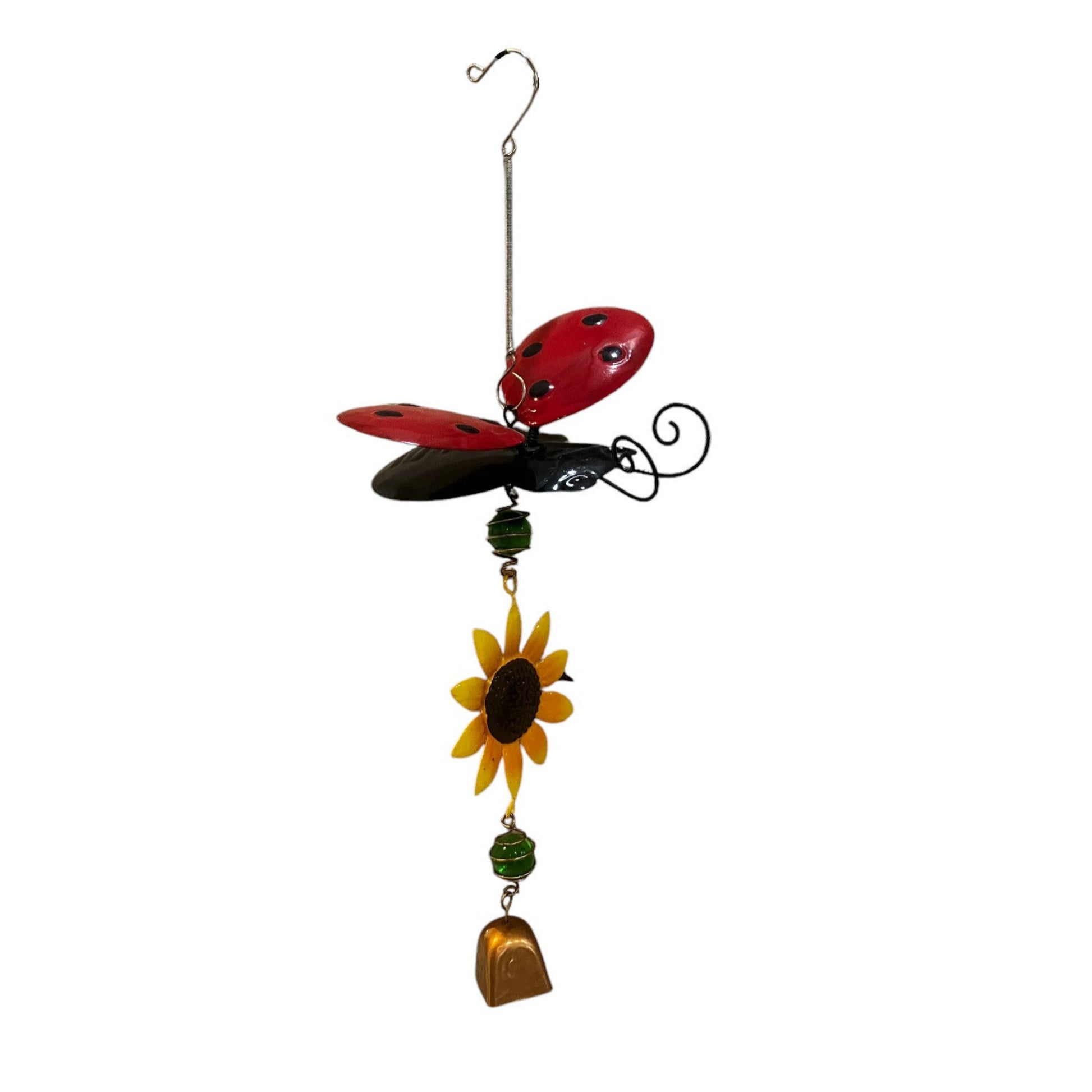 17” Ladybug & Sunflower Wind Chime - Holland Landscape Supply