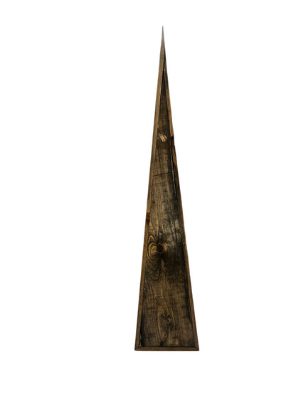 30" Wooden Christmas Tree w/Tin Siding - Holland Landscape SupplyDecoration