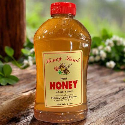 32 oz Honey Land Clover Honey Bottle - Holland Landscape Supply