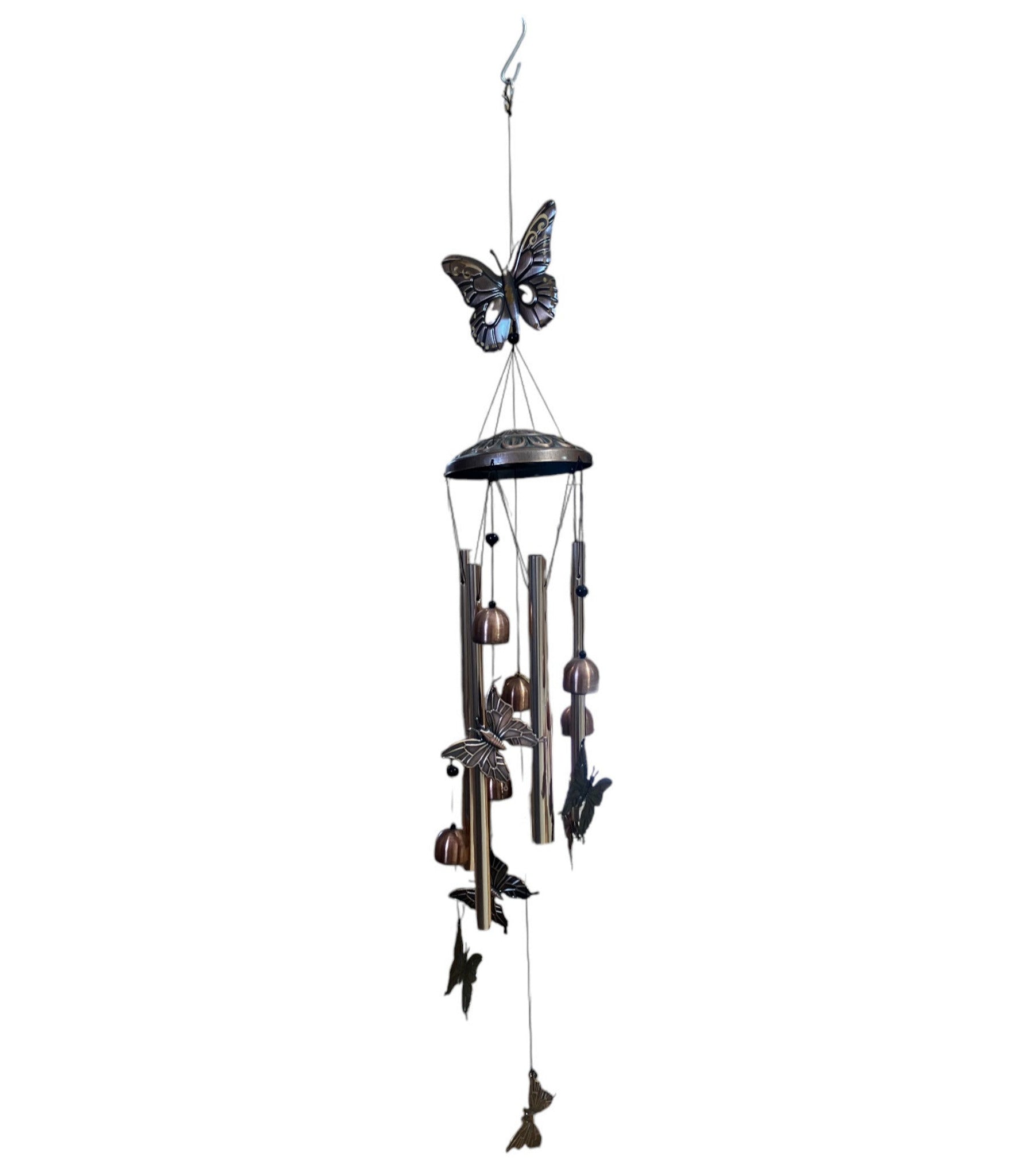 36” Bronze Butterfly Wind Chime - Holland Landscape Supply