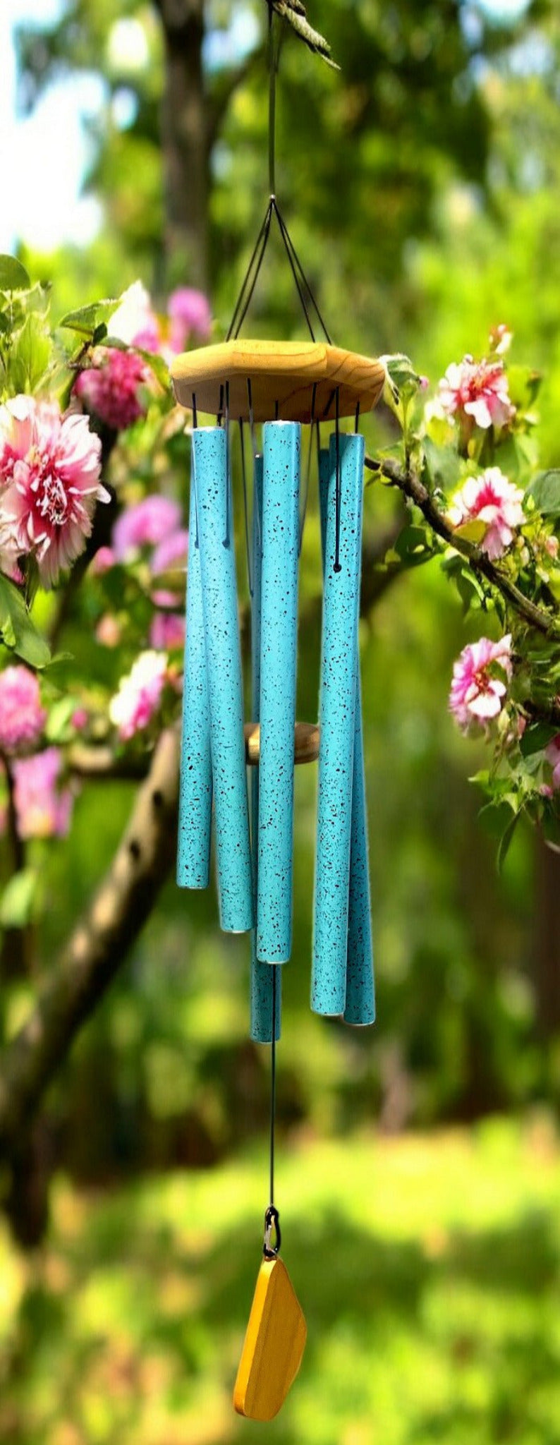 44” Teal Wind Chime - Holland Landscape Supply