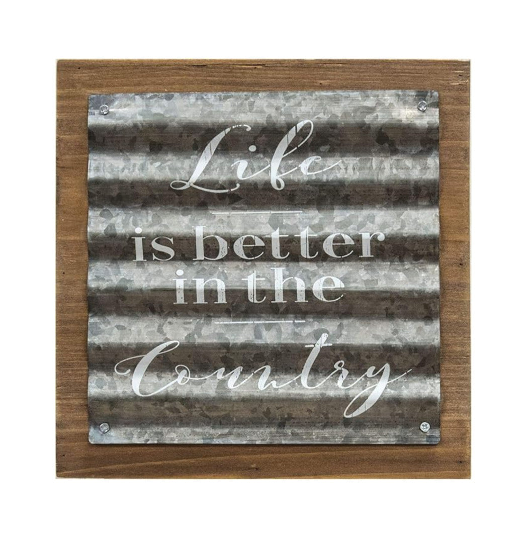 Life is Better in the Country Wall Decor