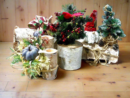 Birch Log Decor - Holland Landscape Supply
