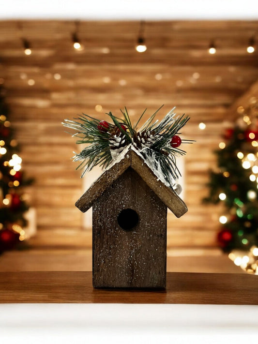 Birdhouse Christmas Decor - Holland Landscape Supply