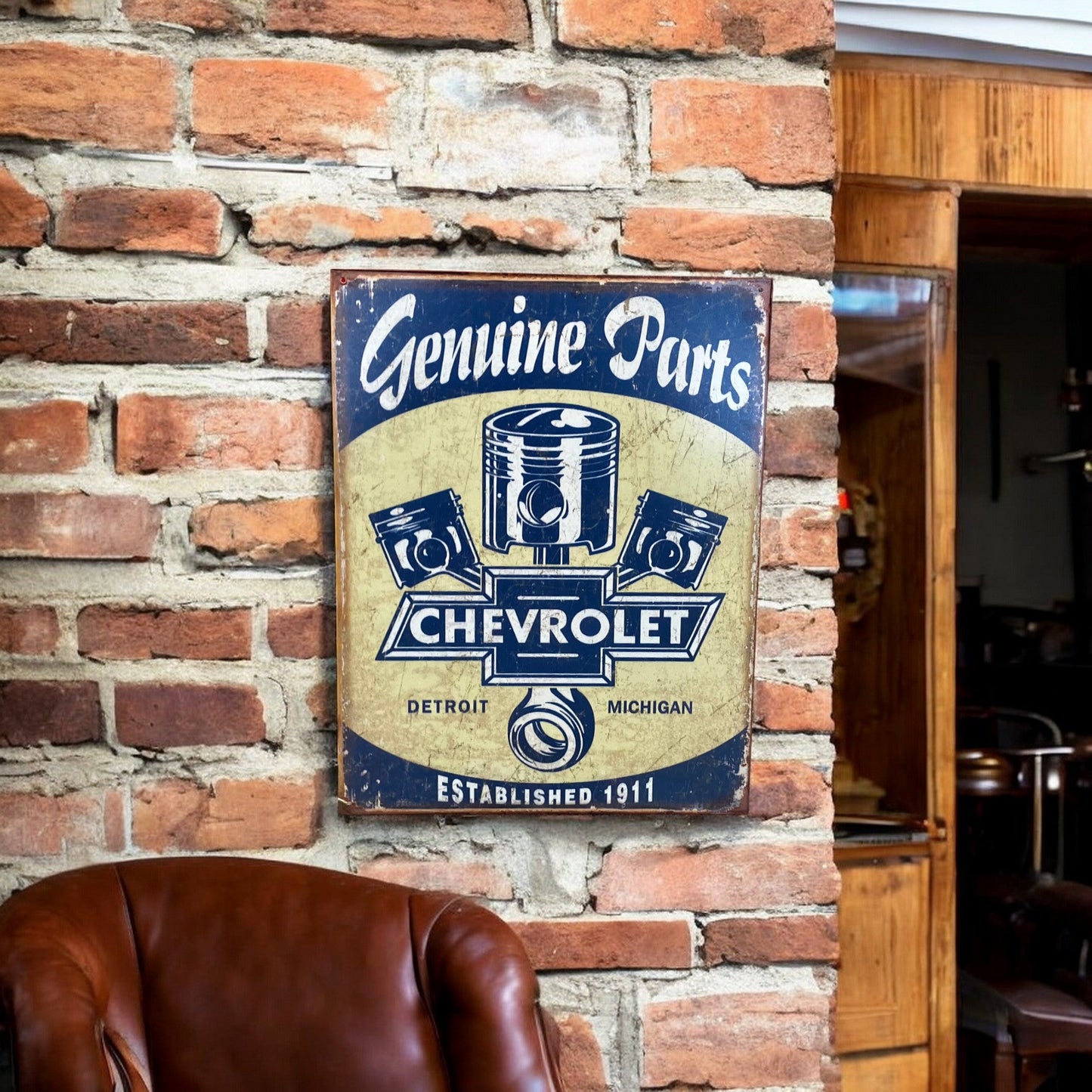 Chevrolet Metal Sign - Holland Landscape Supply