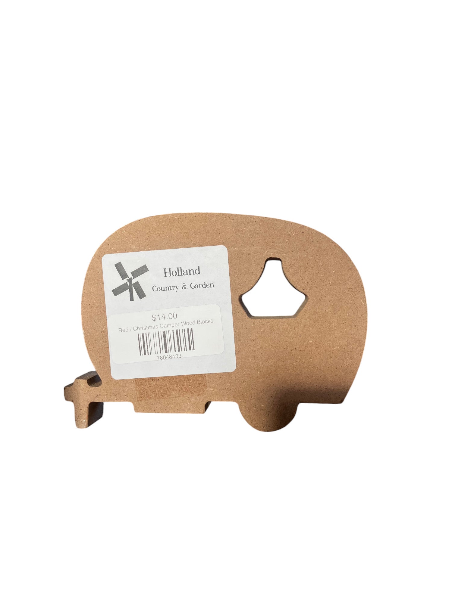 Christmas Camper Wood Blocks - Holland Landscape Supply
