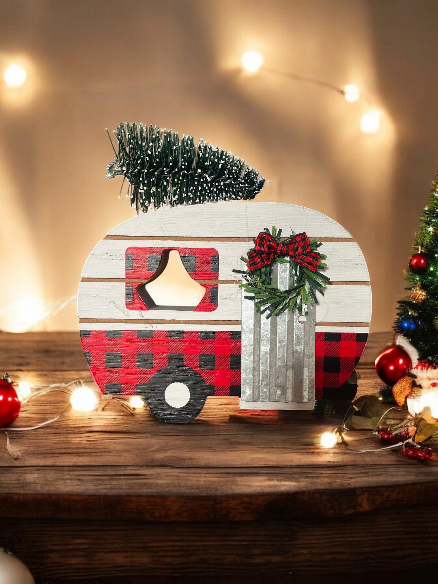 Christmas Camper Wood Blocks - Holland Landscape Supply