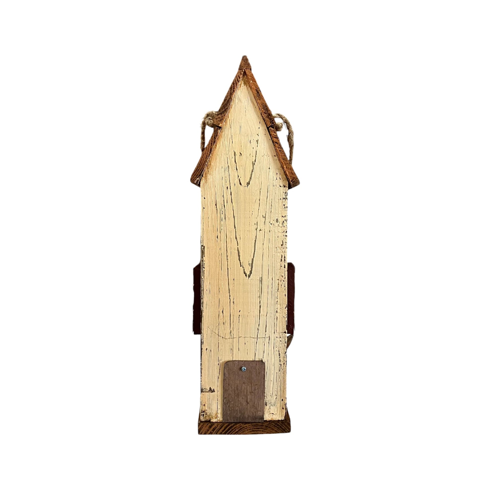 Cream Birdhouse w Ladder - Holland Landscape Supply