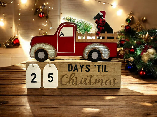 Dog and Truck Countdown Calendar - Holland Landscape Supply