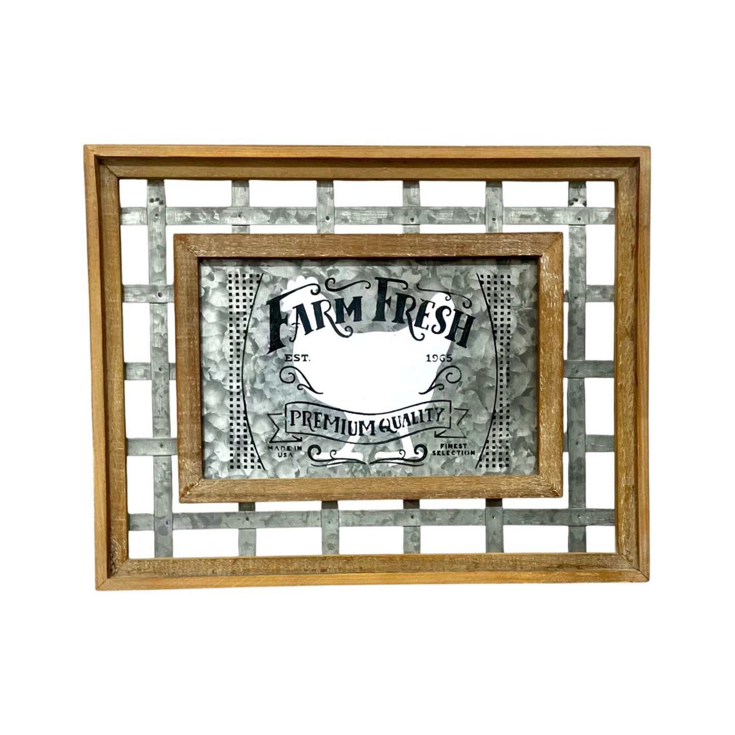 Farm Fresh Wood/Metal Sign - Holland Landscape Supply