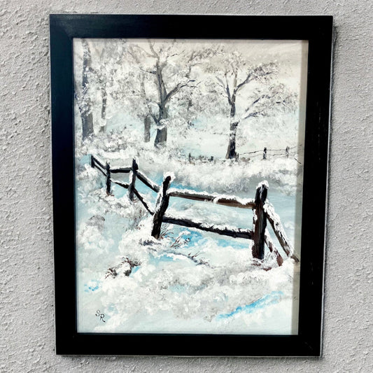 Fences in the Snow - Holland Landscape Supply