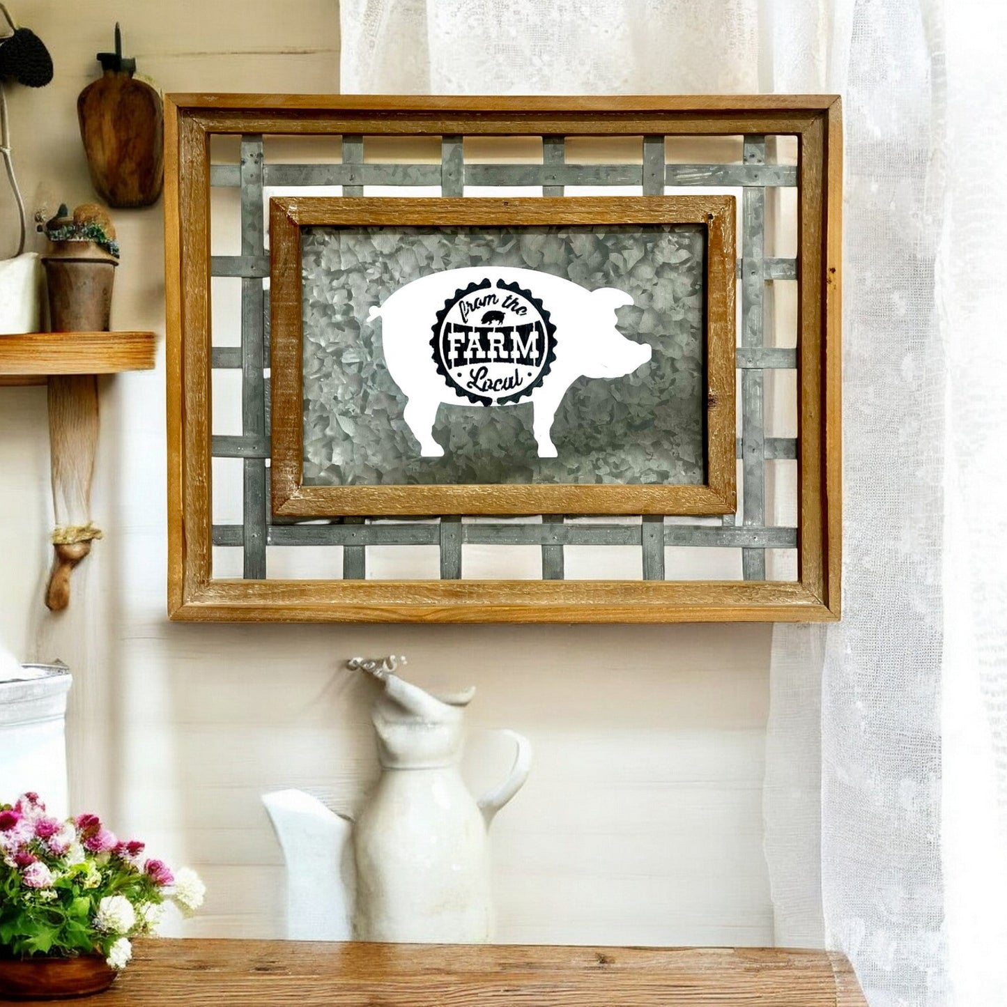 From the Farm Wood/Metal Sign - Holland Landscape Supply