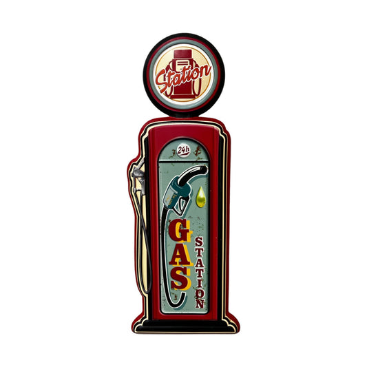 Gas Station - Metal Gas Pump Sign - Holland Landscape Supply