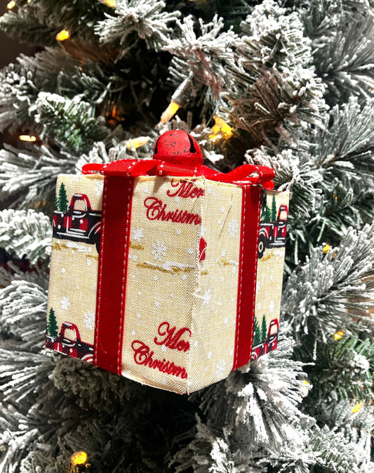Gift Box Christmas Ornament - Holland Landscape Supply