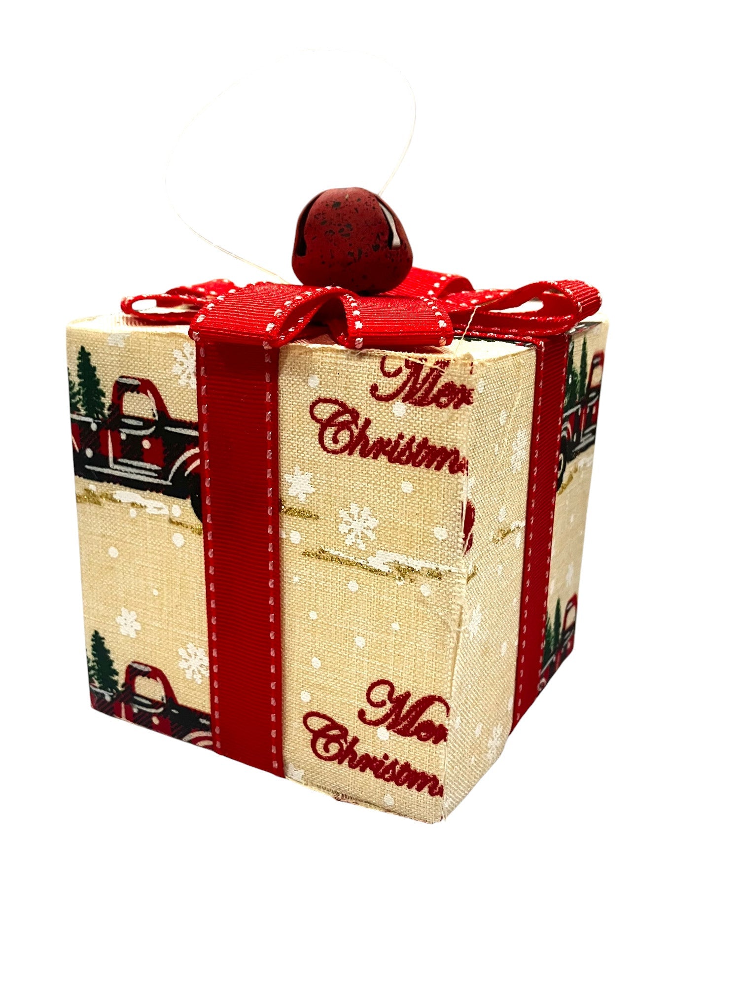 Gift Box Christmas Ornament - Holland Landscape Supply