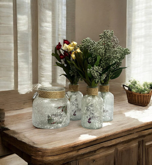 Glass Christmas Jars - Holland Landscape Supply