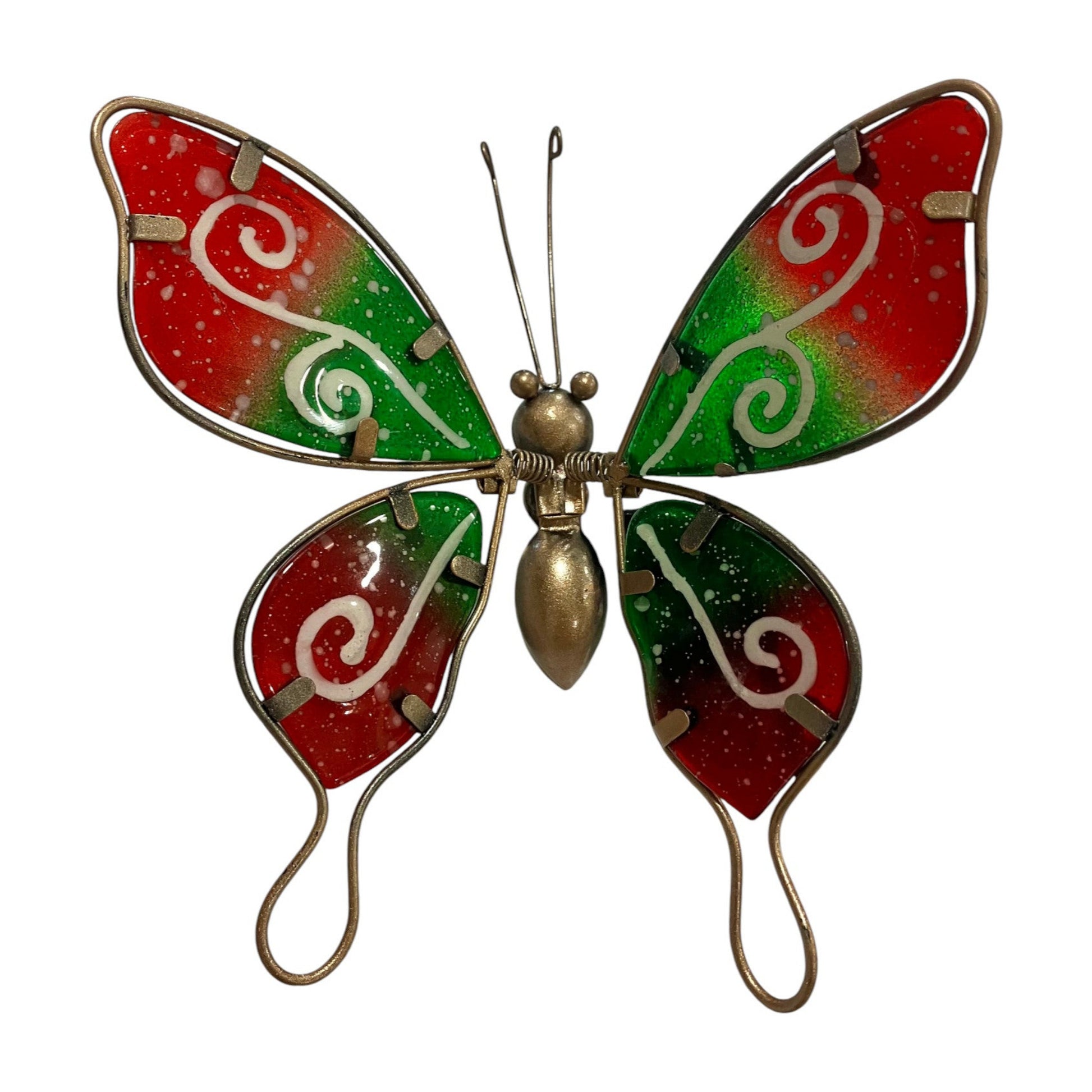 Glass & Metal Butterfly Garden Stake - Holland Landscape Supply