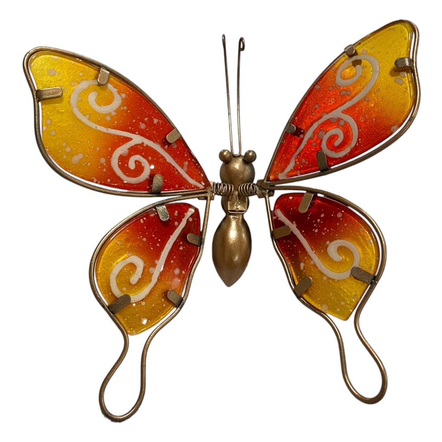Glass & Metal Butterfly Garden Stake - Holland Landscape Supply