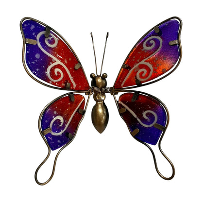 Glass & Metal Butterfly Garden Stake - Holland Landscape Supply