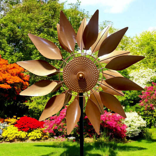 Gold Starburst Garden Spinner - Holland Landscape Supply