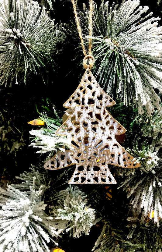 Gold Wash Metal Ornament - Holland Landscape Supply