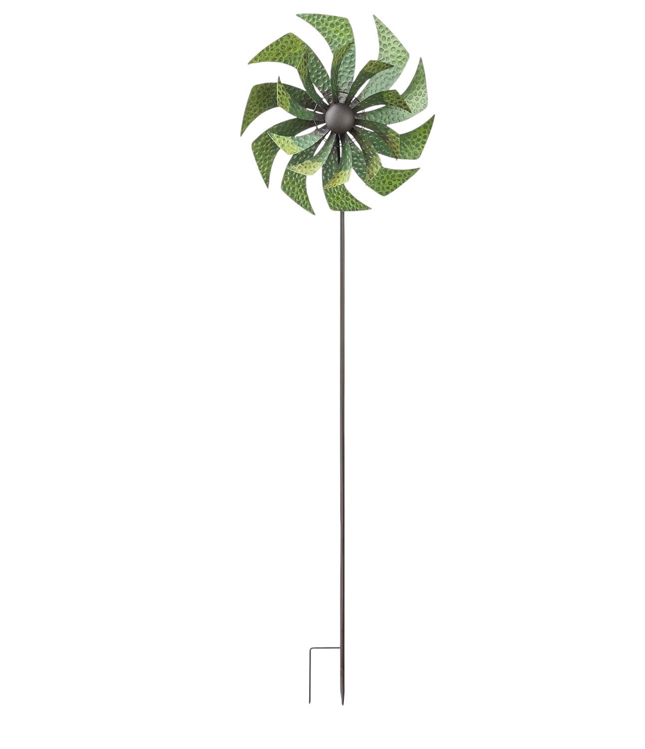 Green Metal Windmill - Holland Landscape Supply