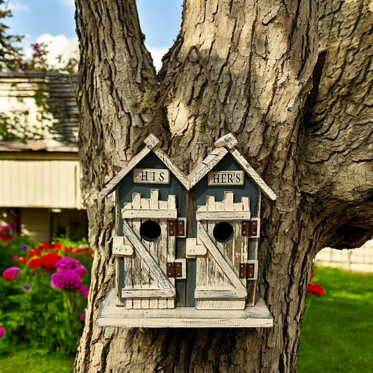 His/Hers Birdhouse - Holland Landscape Supply