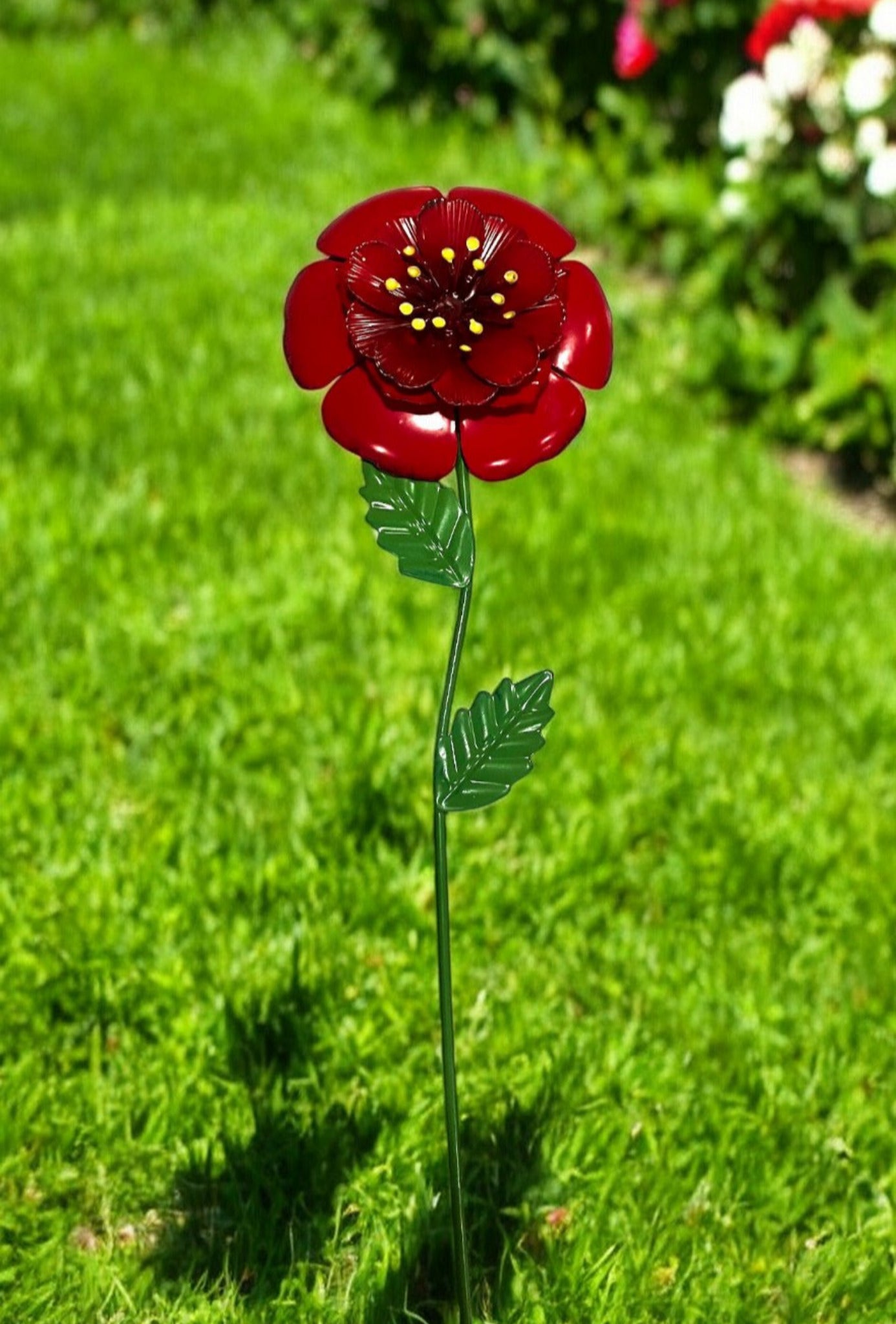 Multi Color Metal Flower Stakes - Holland Landscape Supply