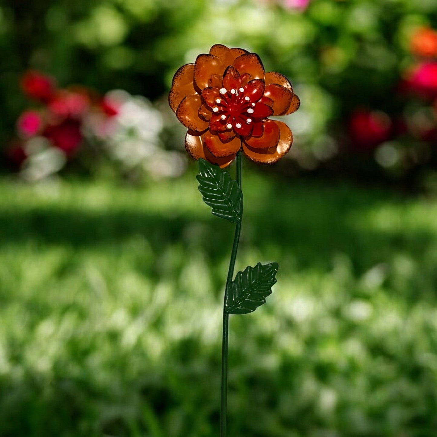 Multi Color Metal Flower Stakes - Holland Landscape Supply