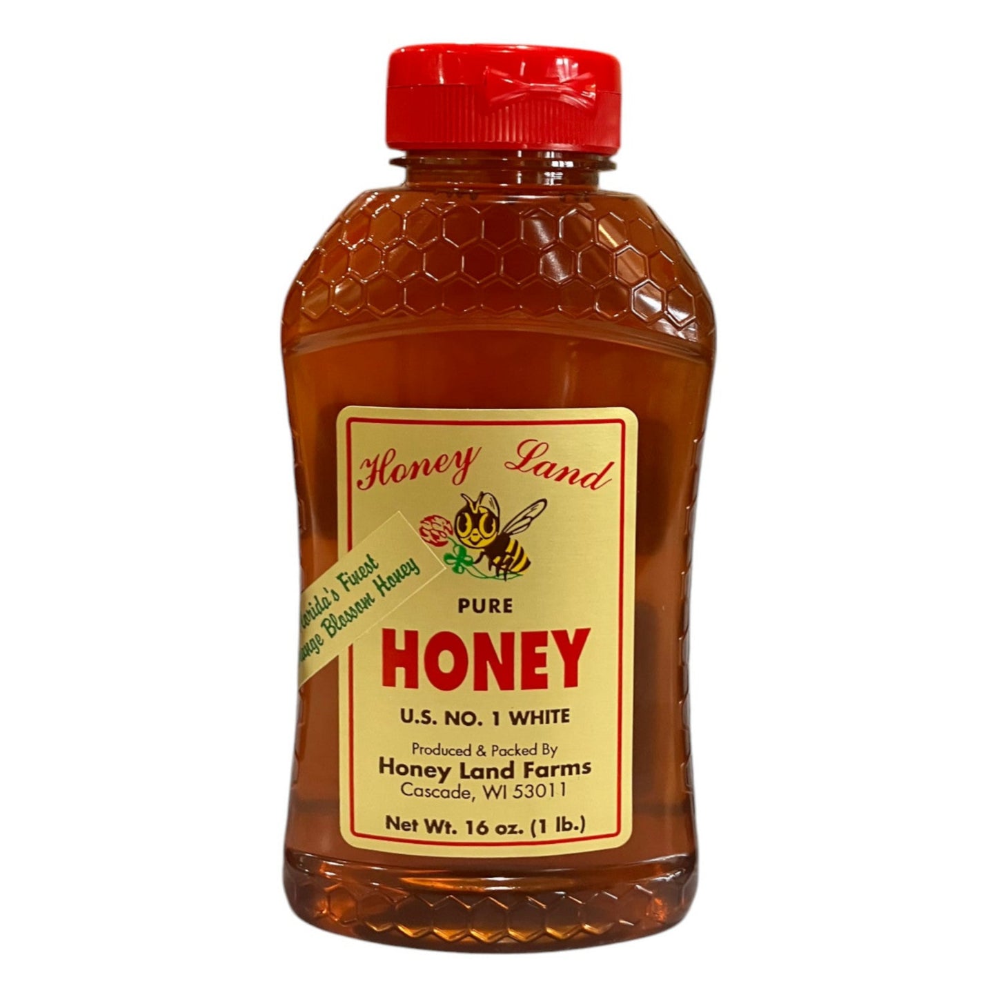 16 oz Honey Land Honey Bottle
