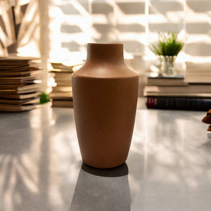 Orange Clay Vase - Holland Landscape Supply