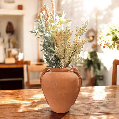Orange Clay Vase - Holland Landscape Supply