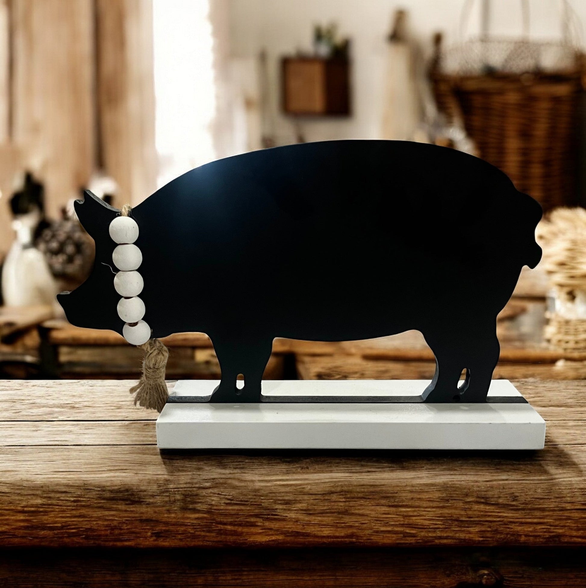 Pig Silhouette Decor - Holland Landscape Supply