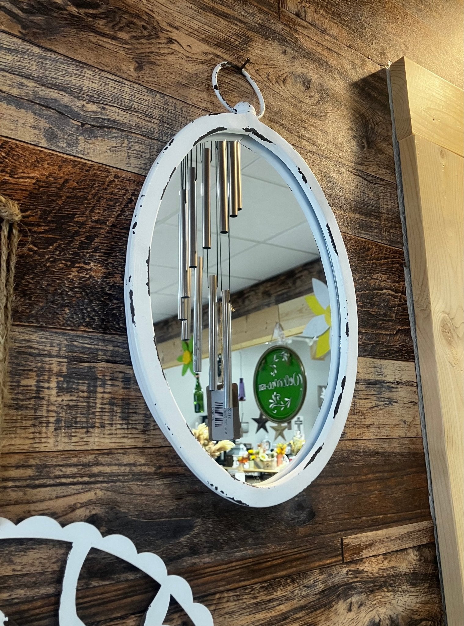 Rustic Hanging Mirror - Holland Landscape Supply