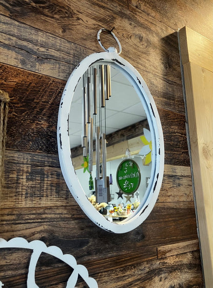 Rustic Hanging Mirror - Holland Landscape Supply