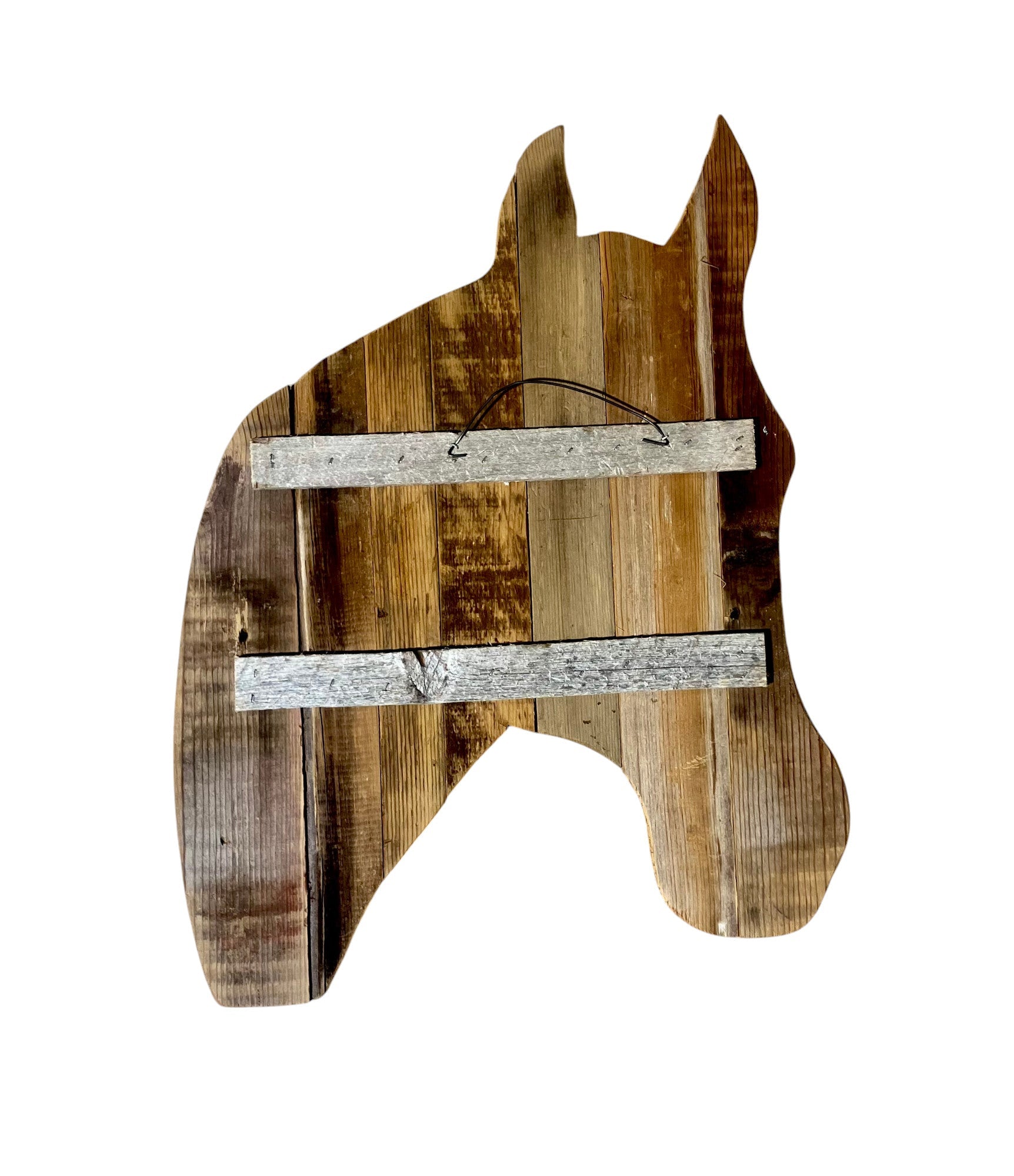 Rustic Wooden Horse Decor - Holland Landscape Supply
