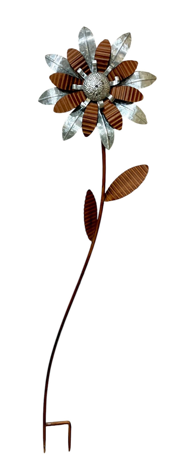 Rusty Leaf Flower Stake - Holland Landscape Supply